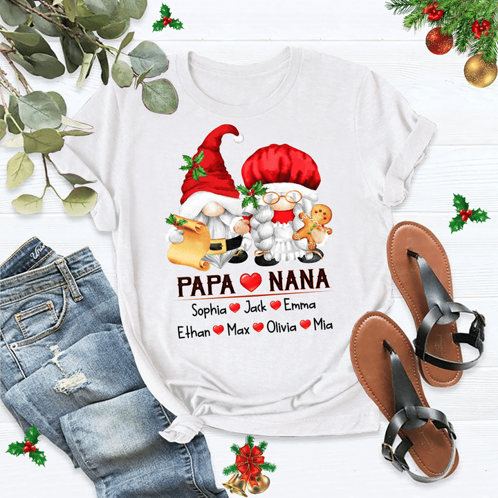 Grandma and Grandpa - Christmas | Personalized T-shirt