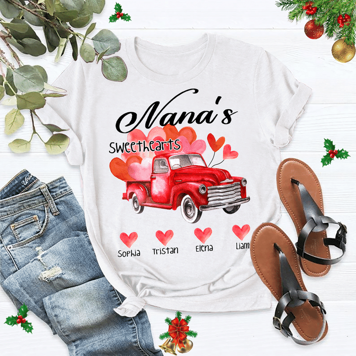 Nana's Sweetheart - Car | Personalized T-shirt