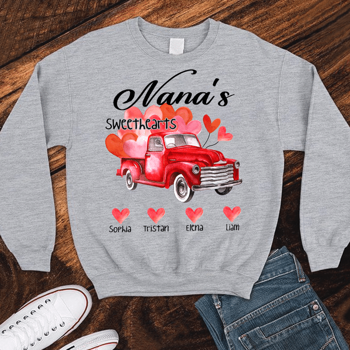 Nana's Sweetheart - Car | Personalized Sweatshirts