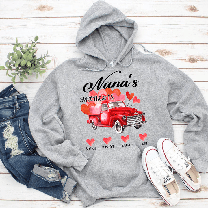 Nana's Sweetheart - Car | Personalized Hoodie