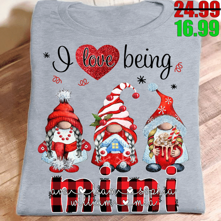 Christmas - I Love Being Mimi Sell Off | Personalized T-shirt