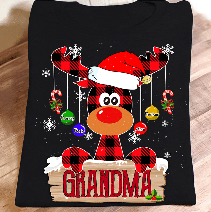 Lovely - Grandma Reindeer | Personalized T-shirt