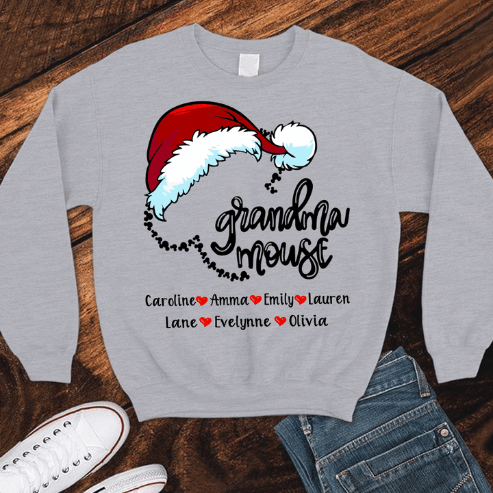 Christmas - Grandma Mouse | Personalized Sweatshirts