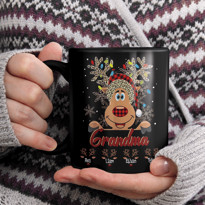 Grandma Reindeer - Christmas New | Personalized Mug