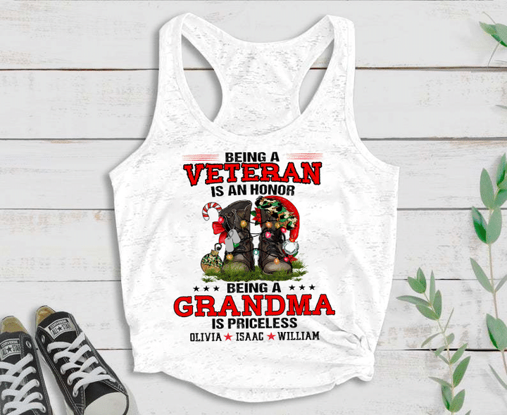 Christmas - Being A Grandma Is Priceless | Personalized Tank Top