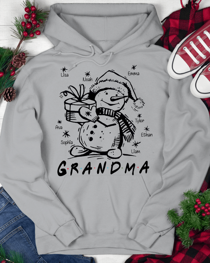 Grandma Snowman | Personalized Hoodie
