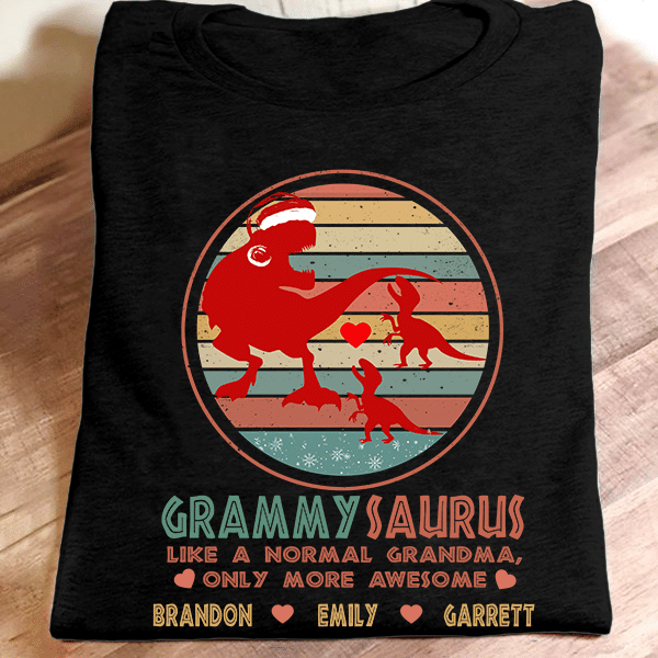 Grammysaurus Is More Awesome | Personalized T-Shirt