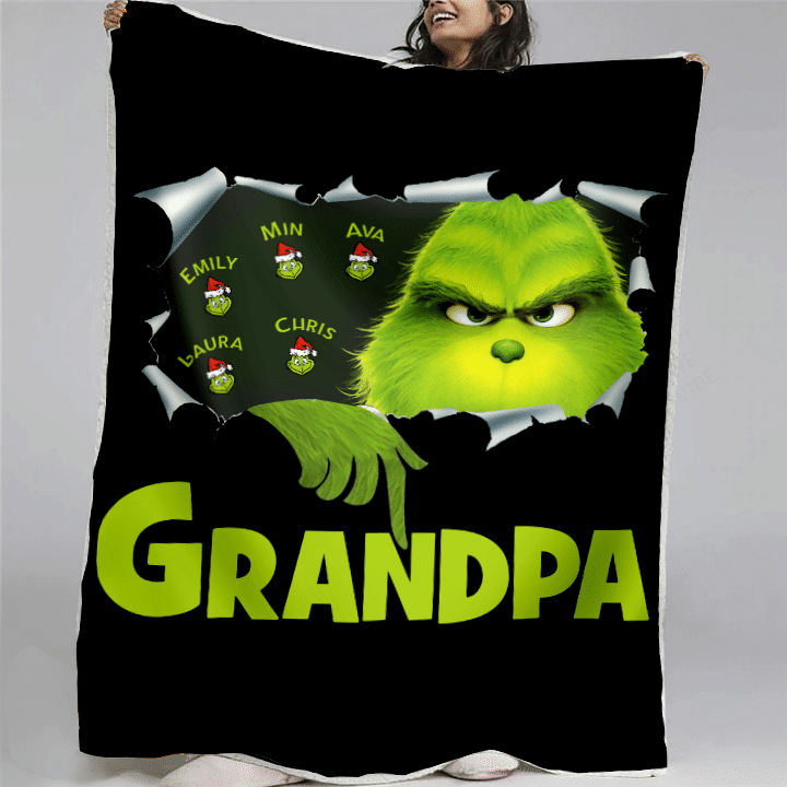 Grandpa 2022 | Personalized Blanket
