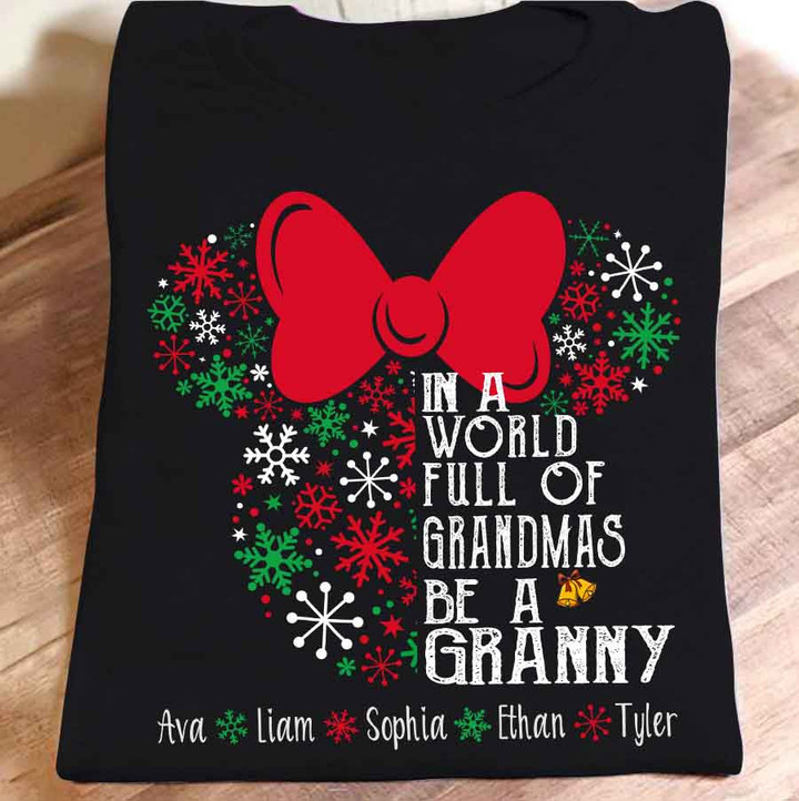 Christmas - Be A Granny | Personalized T-Shirt