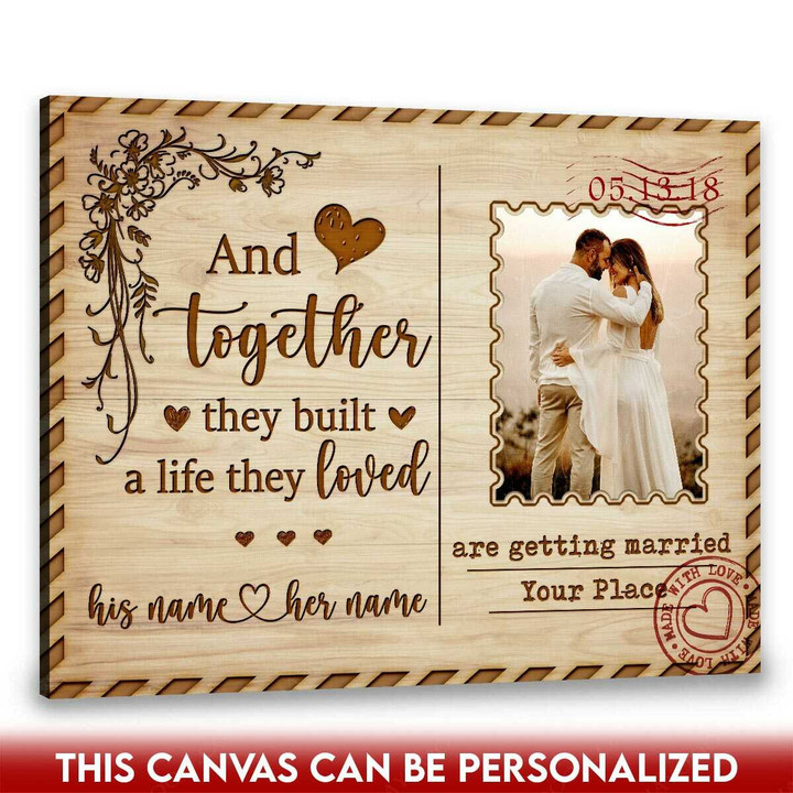 Personalized Canvas Love Letter