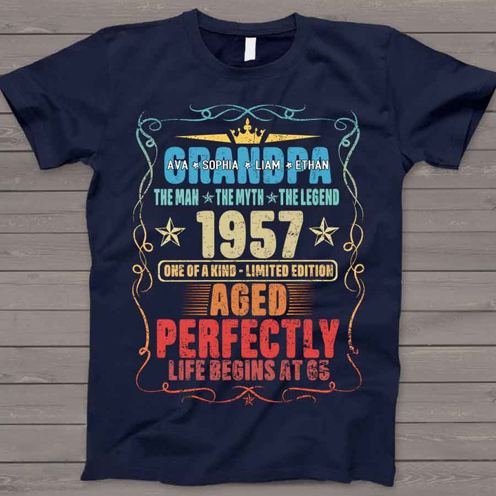 Grandpa The Man The Myth The Legend Limited Edition | Personalized T-Shirt