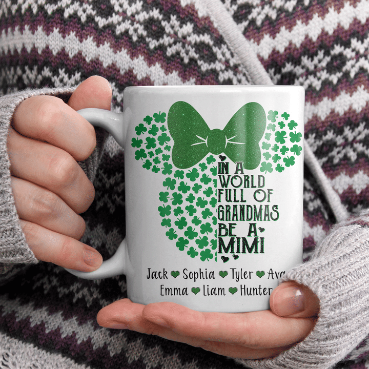 Be A Mimi With Grandkids Names - New | Personalized Mug