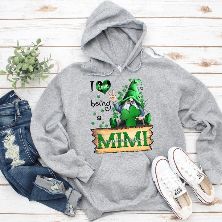 I Love Being A Mimi With Grandkids Names | Personalized Hoodie