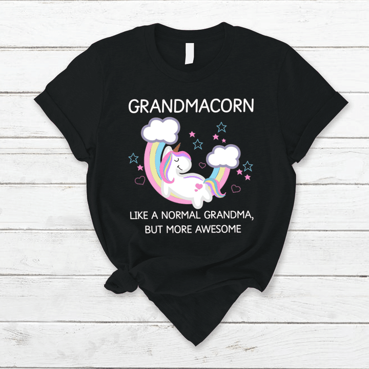 Grandmacorn Cute Art | Personalized T-Shirt