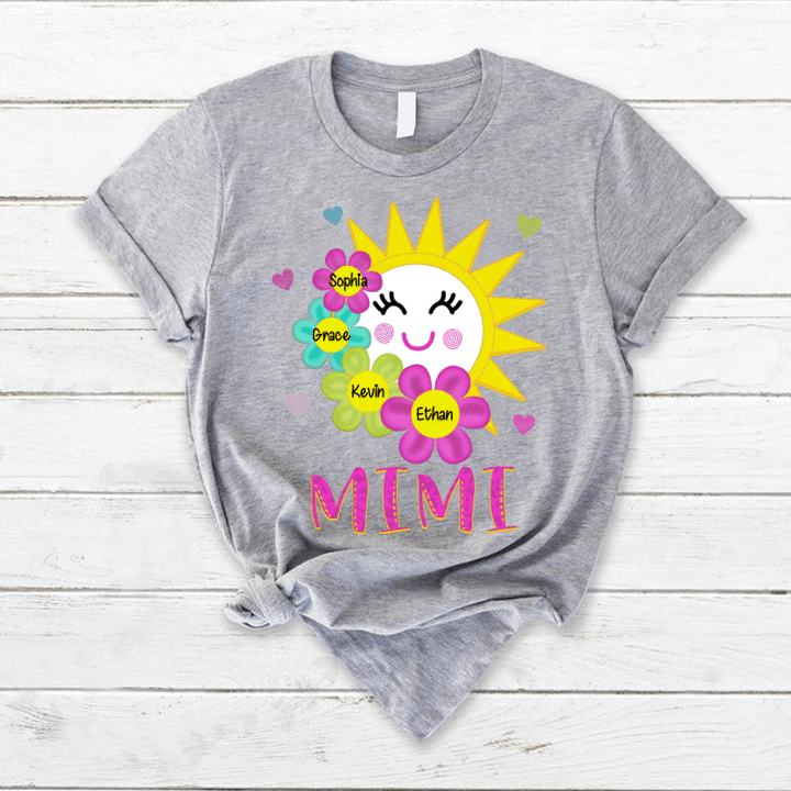 Mimi Sun Flowers | Personalized T-Shirt