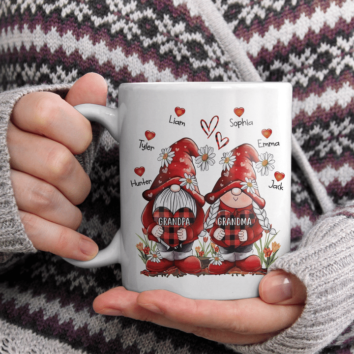 Grandma and Grandpa Valentine - New | Personalized Mug