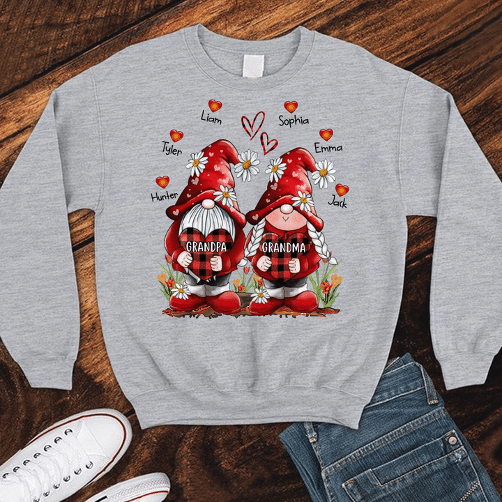 Grandma and Grandpa Valentine - New | Personalized Sweatshirts