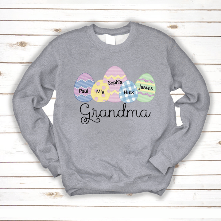 Grandma Eggs Art | Personalized Sweatshirts
