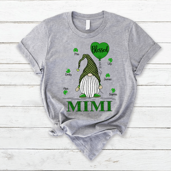 Blessed Mimi Patricks Gnome | Personalized T-Shirt