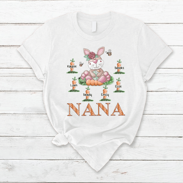 Nana Rabbit Carrots | Personalized T-Shirt