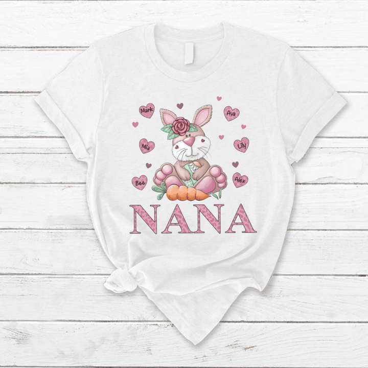 Nana Bunny Heart | Personalized T-Shirt