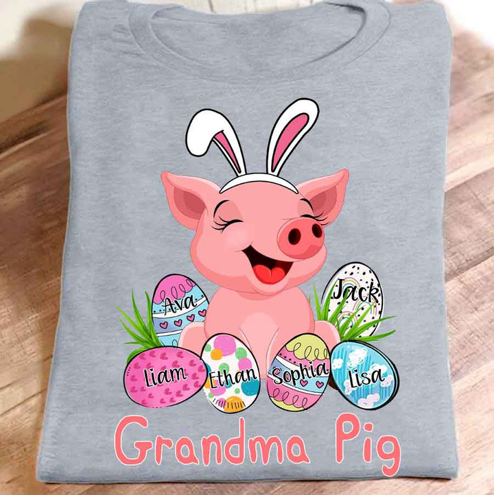 Grandma Pig Easter | Personalized T-Shirt
