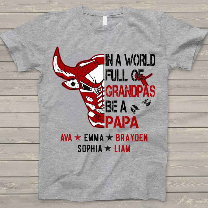 Bull - Be A Papa | Personalized T-Shirt
