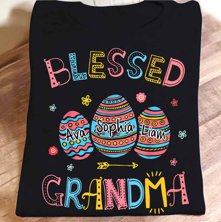 Blessed Grandma Easter Egg | Personalized T-Shirt