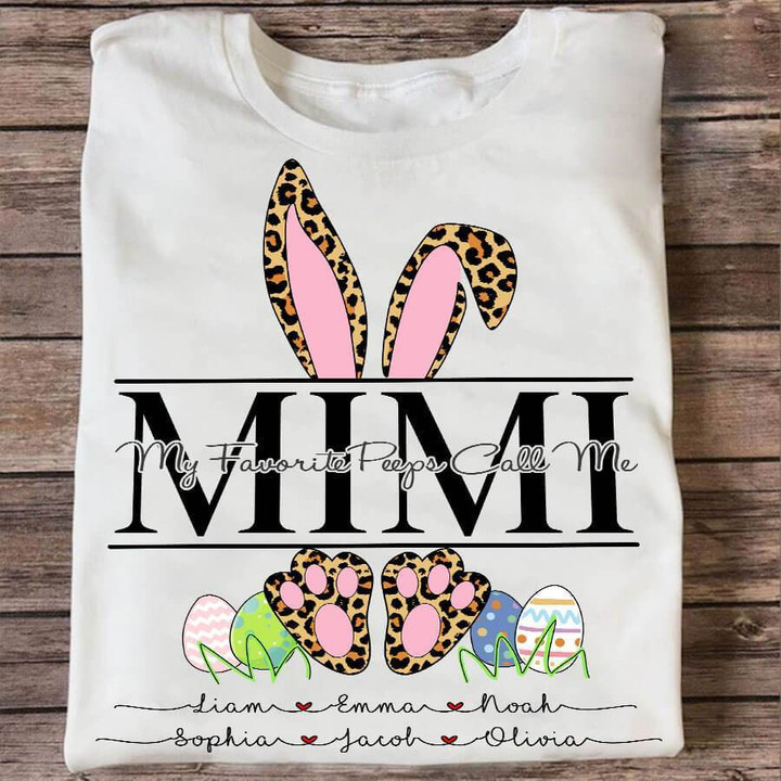 My Favorite Peeps Call Me Mimi Easter | Personalized T-Shirt