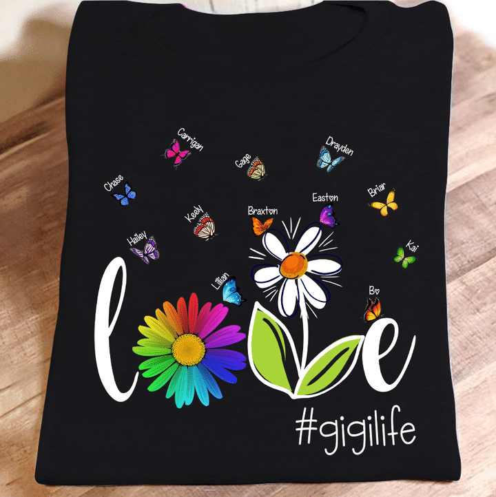 Love Gigi Life Butterfly | Personalized T-Shirt