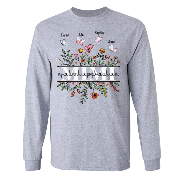 Personalized grandma my favorite called me mother day Longsleeve