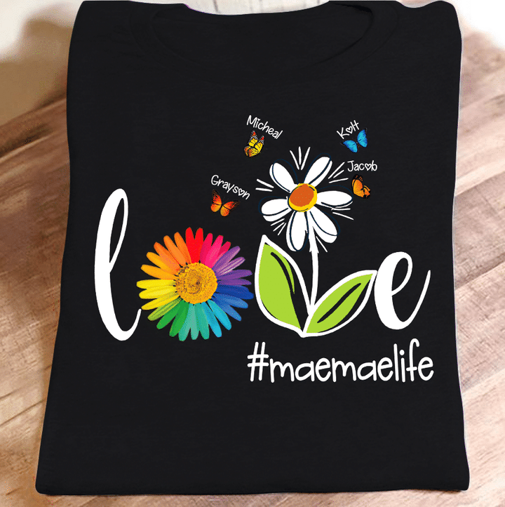 Love MaeMae Life Butterfly | Personalized T-Shirt