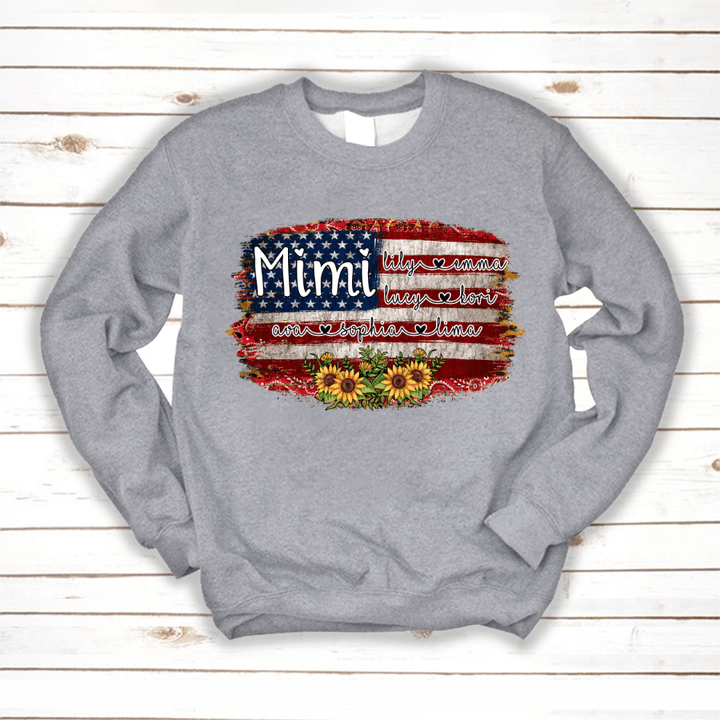 Mimi Flag Sunflower Sweatshirt