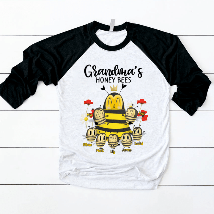 Grandma Honey Bees Cute Baseball