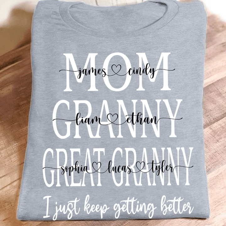 Mom Granny Great Granny | Personalized T-Shirt
