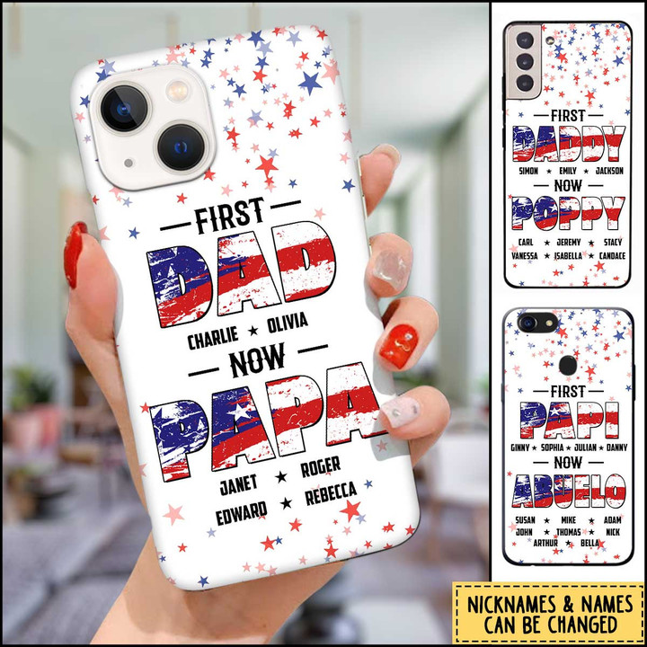 First Dad Now Papa | Personalized Phone case