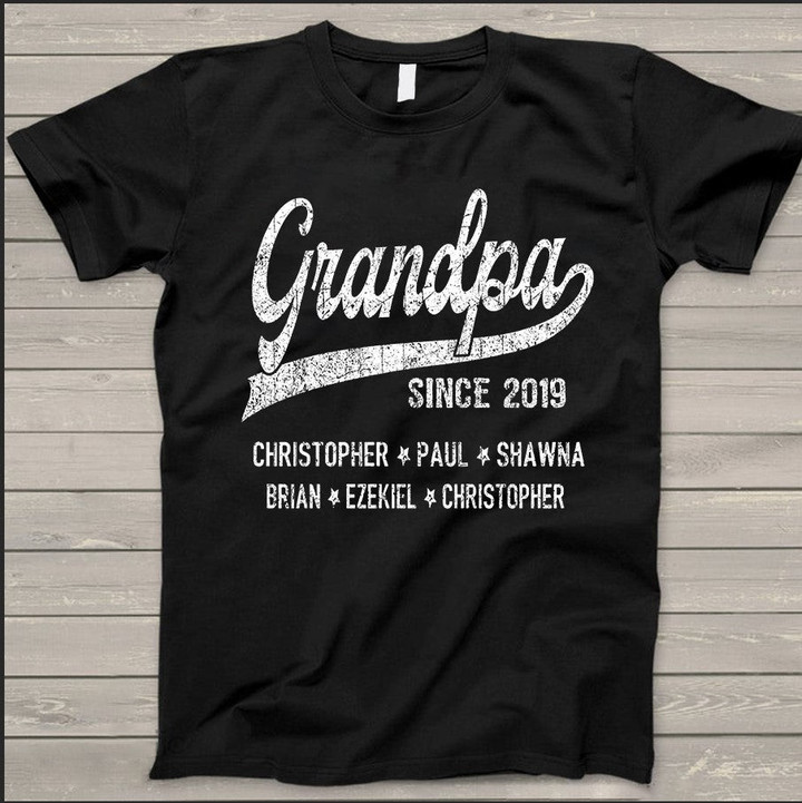 Grandpa Since Any Year | T-Shirt