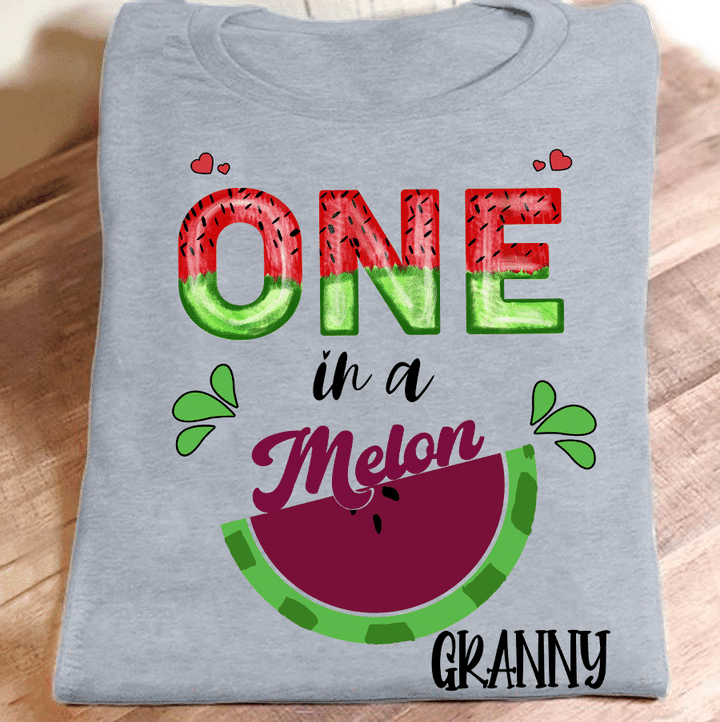 One In Melon Granny | Personalized T-Shirt