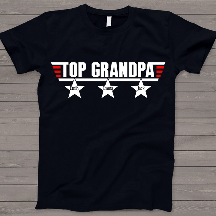 Top Grandpa | Personalized T-Shirt