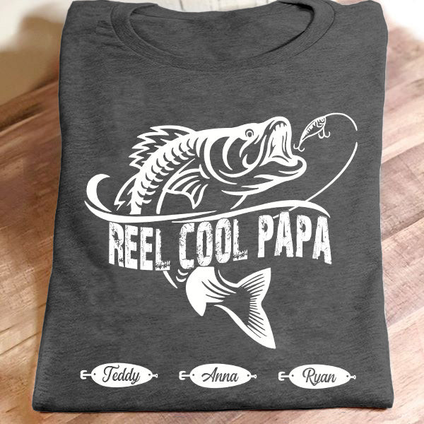 Reel Cool Papa - Fashion | Personalized T-Shirt