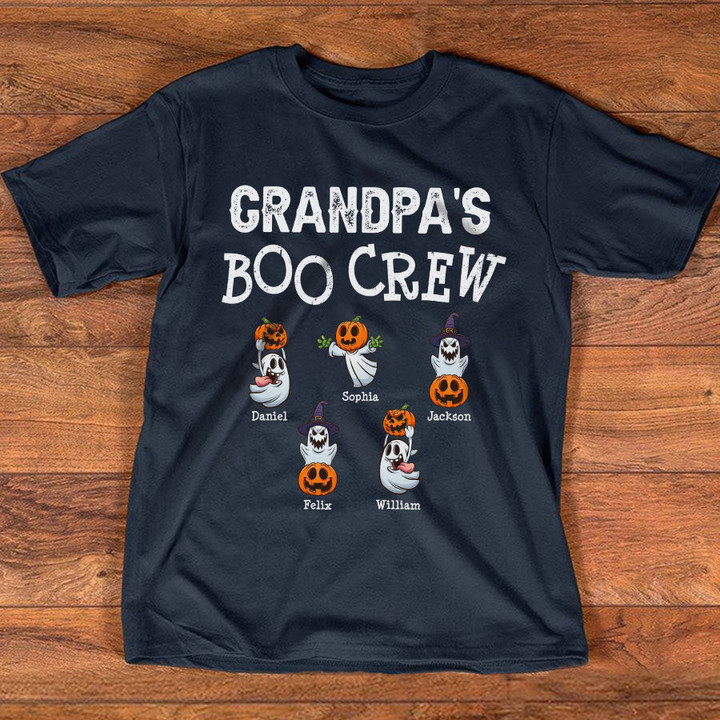 Grandpa boo crew halloween 2021 T-shirt