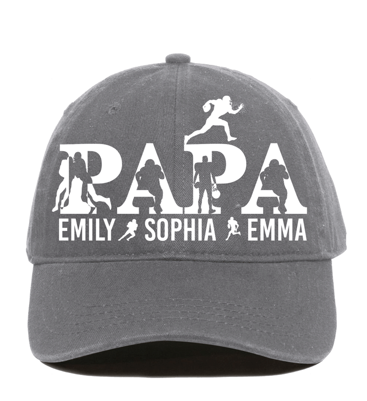 Papa Rugby | Personalized Classic Baseball Cap