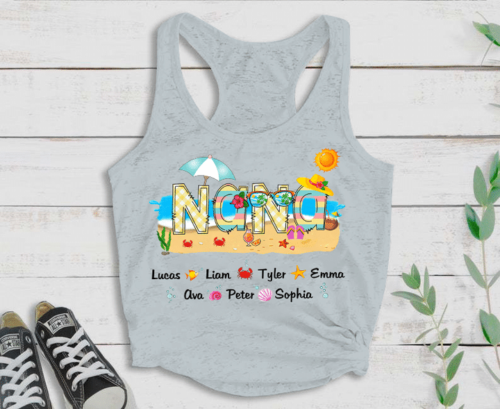 Nana Beach Summer | Personalized Tank Top