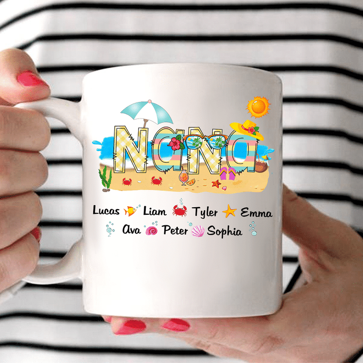 Nana Beach Summer | Personalized Mug