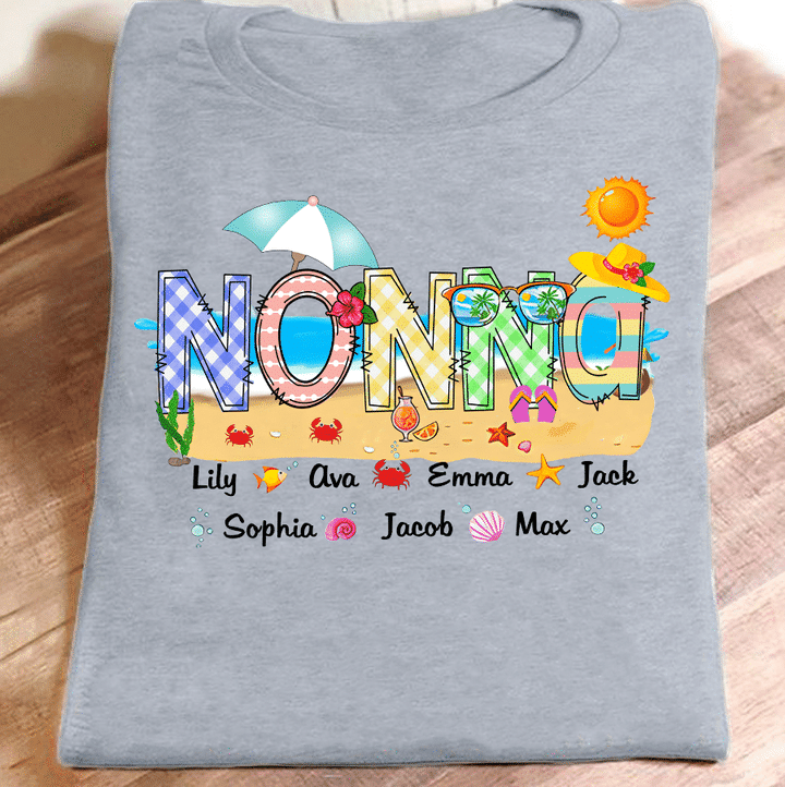 Nonna Beach Summer | Personalized T-Shirt
