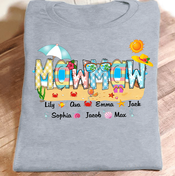 MawMaw Beach Summer | Personalized T-Shirt