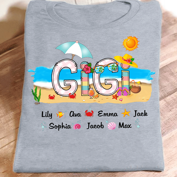 Gigi Beach Summer | Personalized T-Shirt