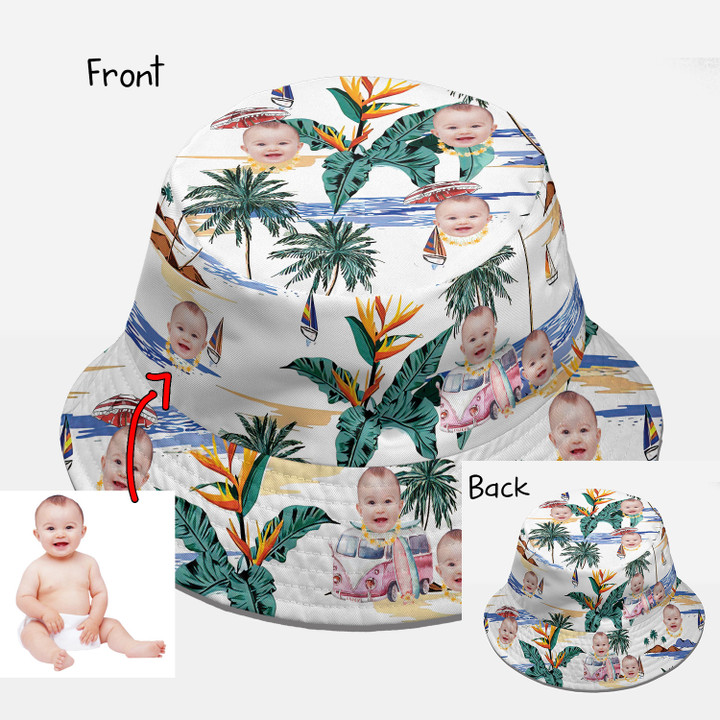 Upload Photo Hawaii | Custome Photo Reversible Bucket Hat