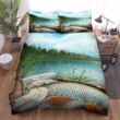 A Big Fish Trying To Breath Bed Sheets Spread Duvet Cover Bedding Sets