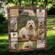 Maltese Home Is Where The Dog Is Quilt Blanket Great Customized Blanket Gifts For Birthday Christmas Thanksgiving